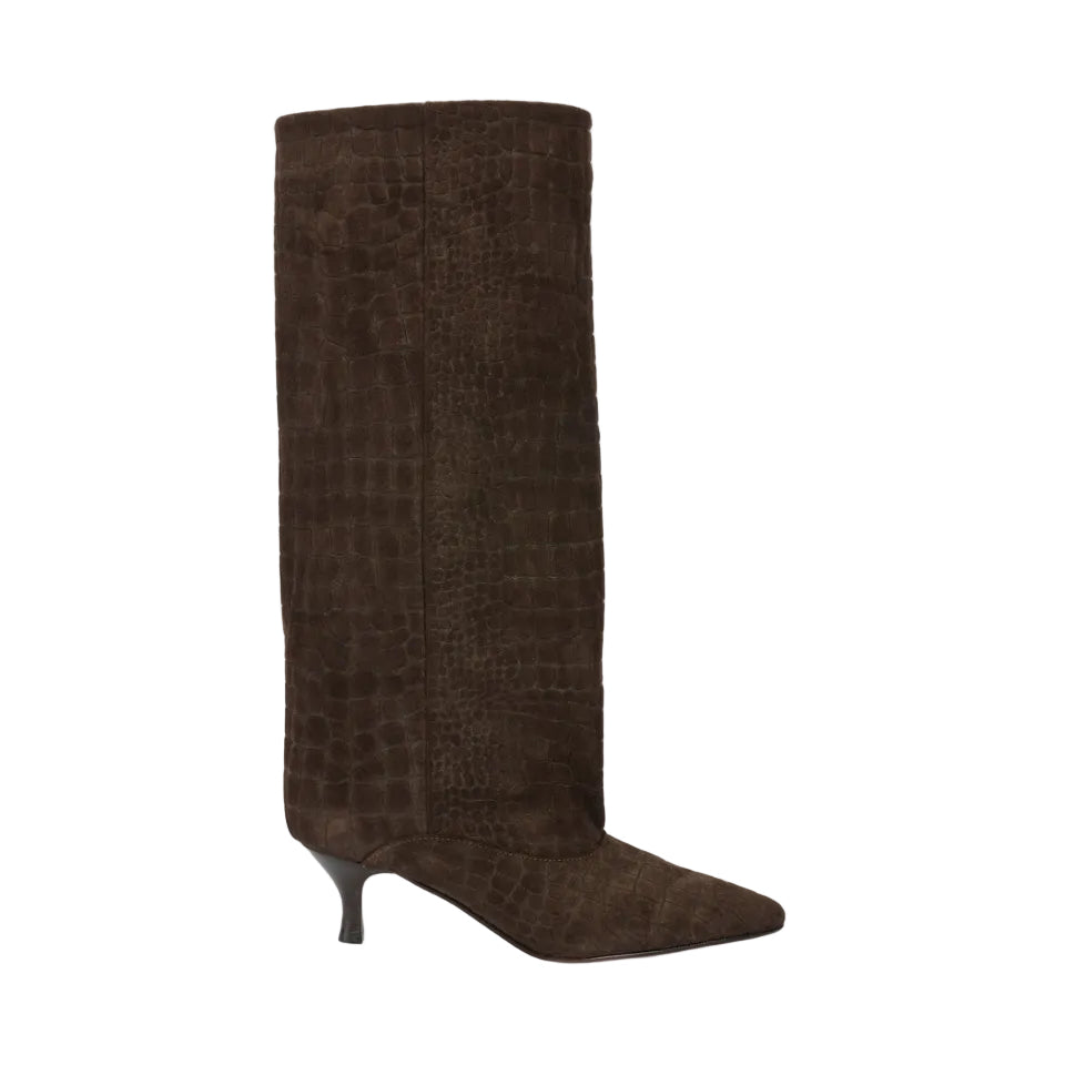 Lady Shoes Stivali Donna Cocco Marrone