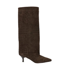 Lady Shoes Stivali Donna Cocco Marrone