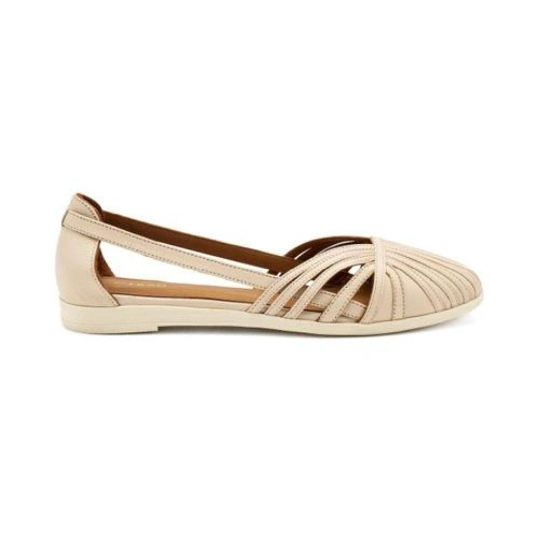 Frau 03B4 Sandalo Ragnetto in Pelle Vanilla