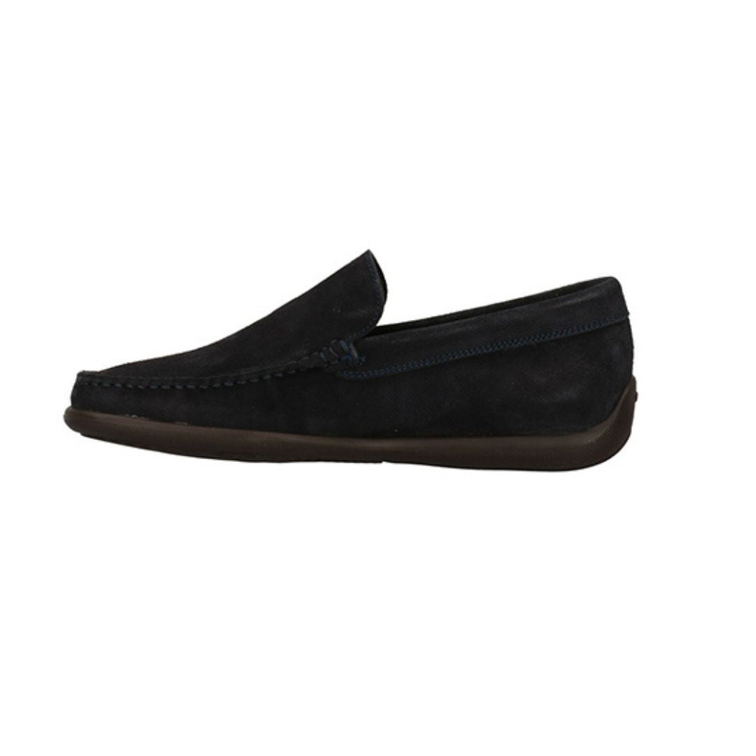 Frau 14F4 Slip-on in Pelle Scamosciata Punzonata Blu