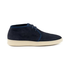 Frau 24B5 Polacchino in Pelle Scamosciata Blu/Panna