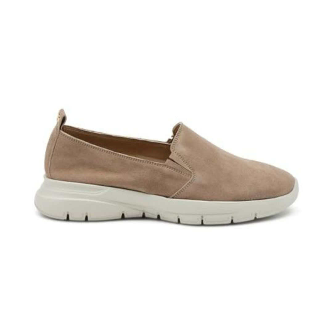 Frau 43B7 Slip-on in Pelle Scamosciata Taupe