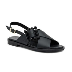 Frau 85M9 Sandalo in Pelle Nero
