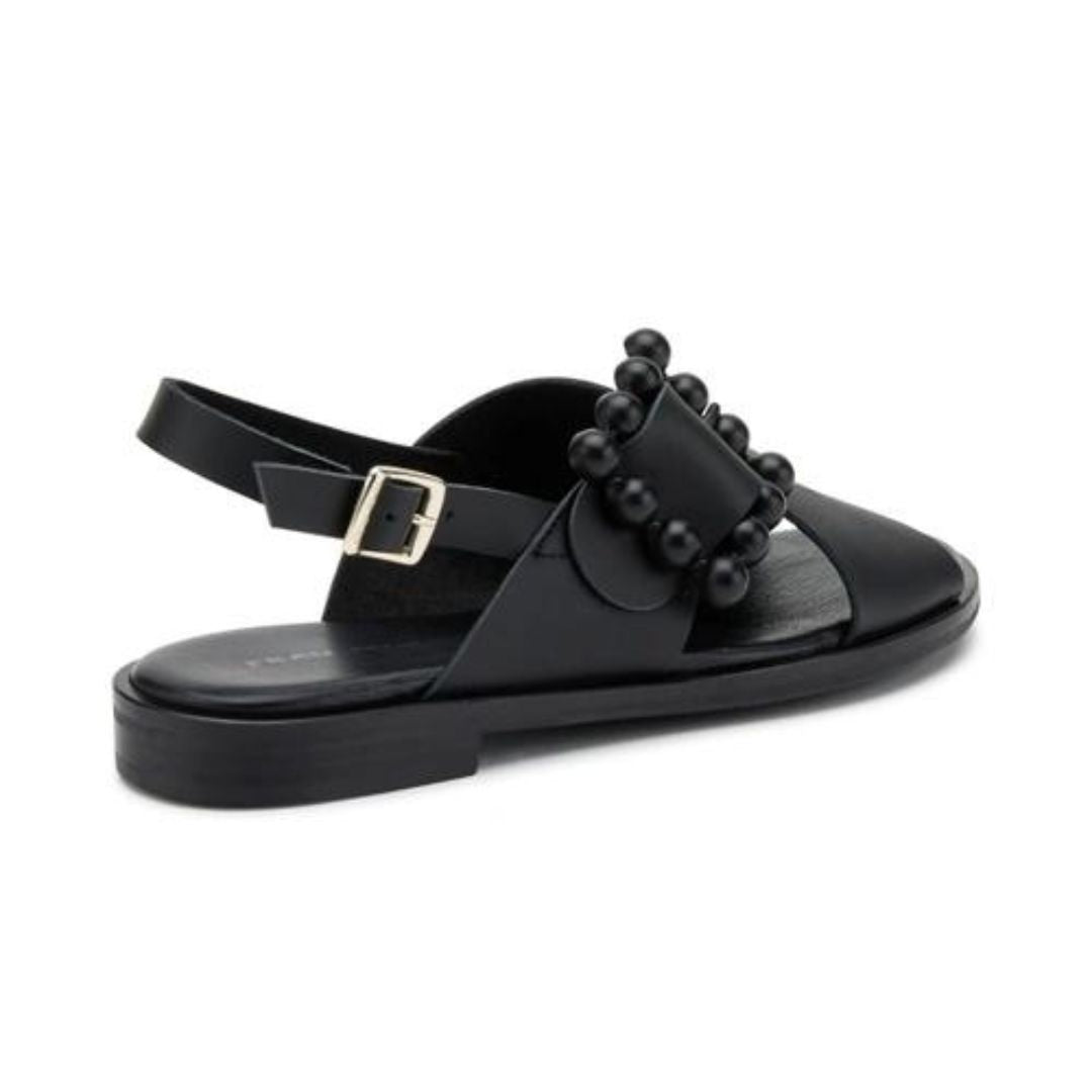 Frau 85M9 Sandalo in Pelle Nero