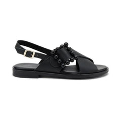 Frau 85M9 Sandalo in Pelle Nero