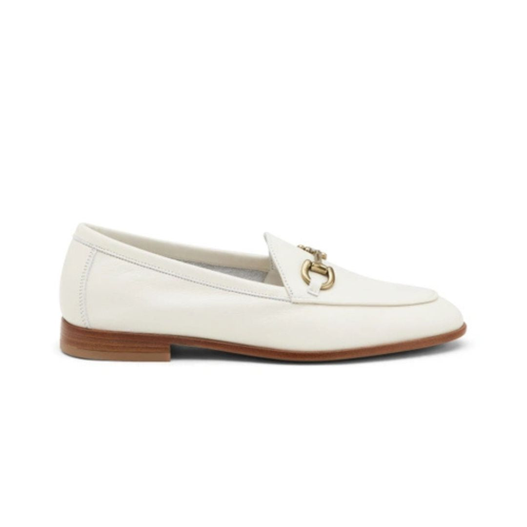 Frau 94P4 Mocassino in Pelle Off White