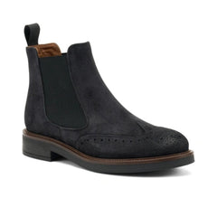 Frau Beatles in Pelle Scamosciata Blu