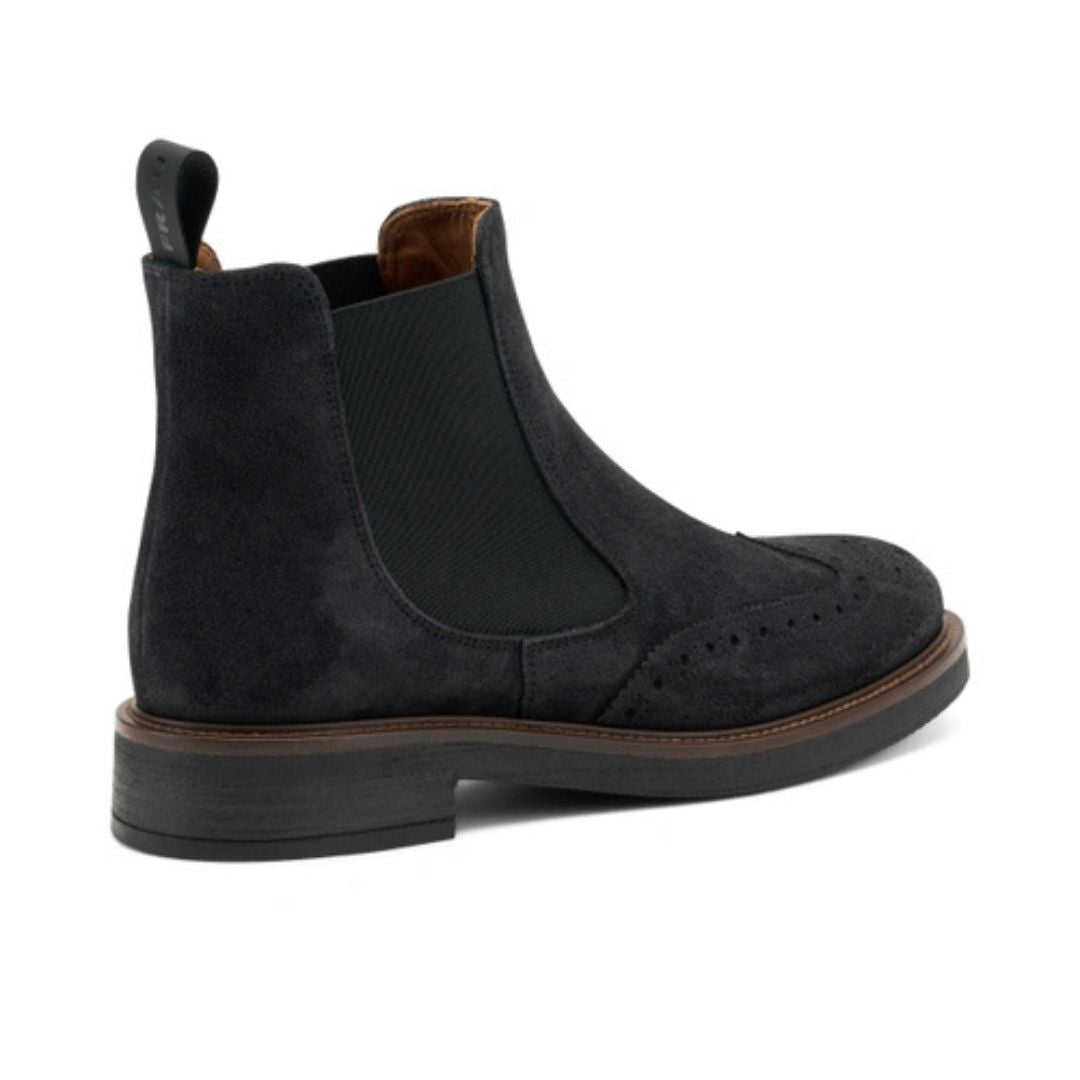 Frau Beatles in Pelle Scamosciata Blu