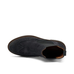 Frau Beatles in Pelle Scamosciata Blu