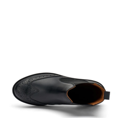 Frau 96L6 Beatles a Coda di Rondine in Pelle Donna Nero