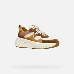 Geox D36UFE Sneakers Donna Mud/Beige
