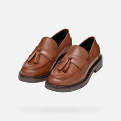 Geox D46WYH Mocassini Donna Brown