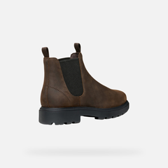 Geox U46FRA Stivaletti Chelsea Uomo Coffee