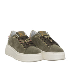 Gio+ Sneakers in Camoscio Verdi