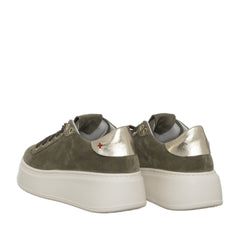 Gio+ Sneakers in Camoscio Verdi