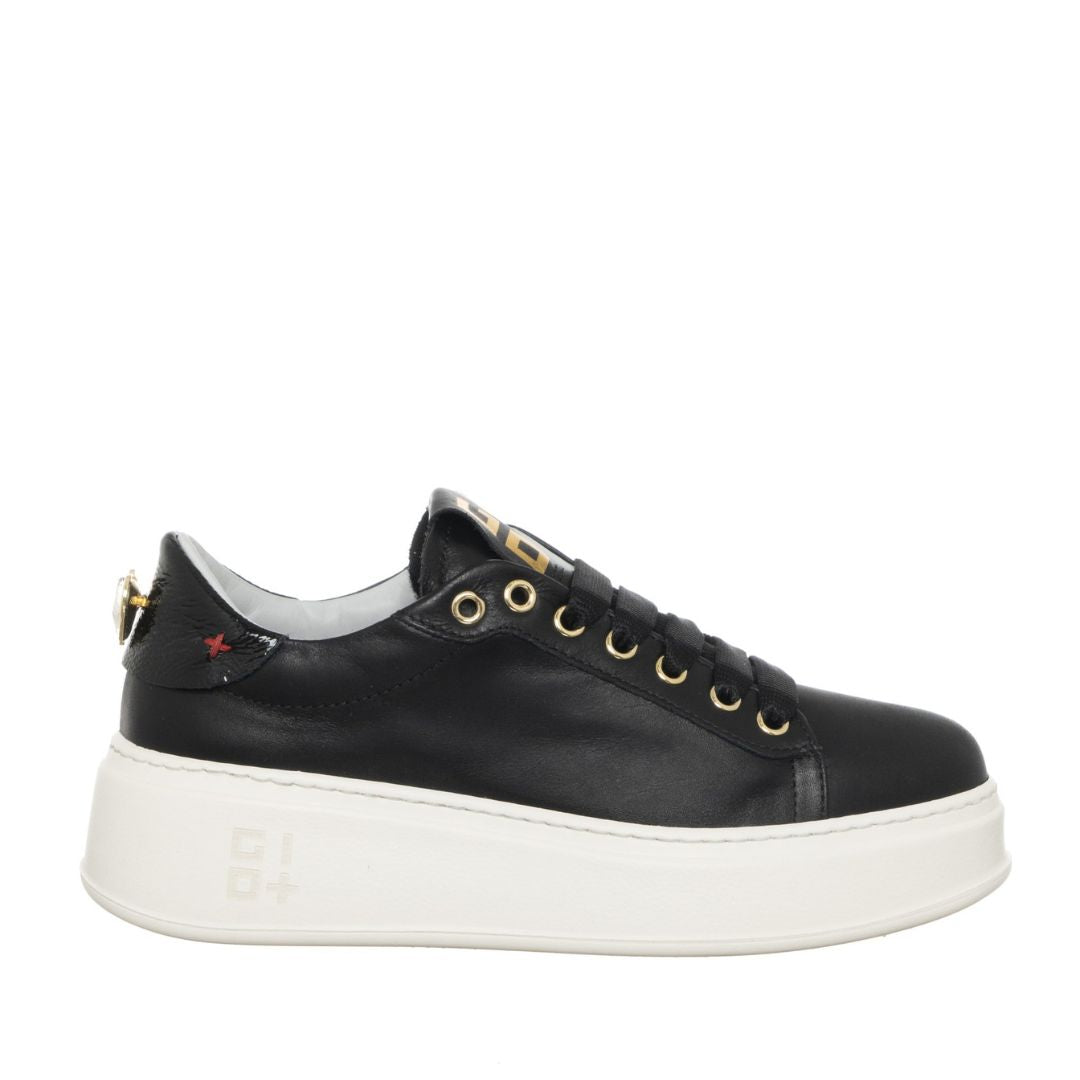 Gio+ Sneakers in Pelle Black