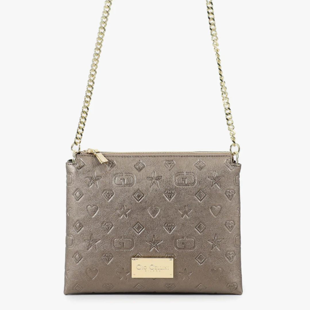 Gio Cellini Borsa Nancy Logo Bronzo