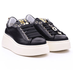Gio+ Sneakers in Pelle Black