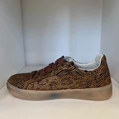 Gio+ Blue 50S Sneakers con Strass Donna Leopard