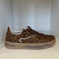 Gio+ Blue 50S Sneakers con Strass Donna Leopard