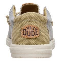 Hey Dude Wally Braided Uomo Flanne Grey/Olive Grey