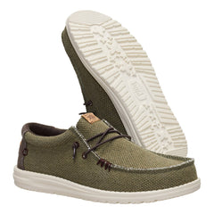 Hey Dude Wally Braided Uomo Burnt Olive/Delicioso Brown