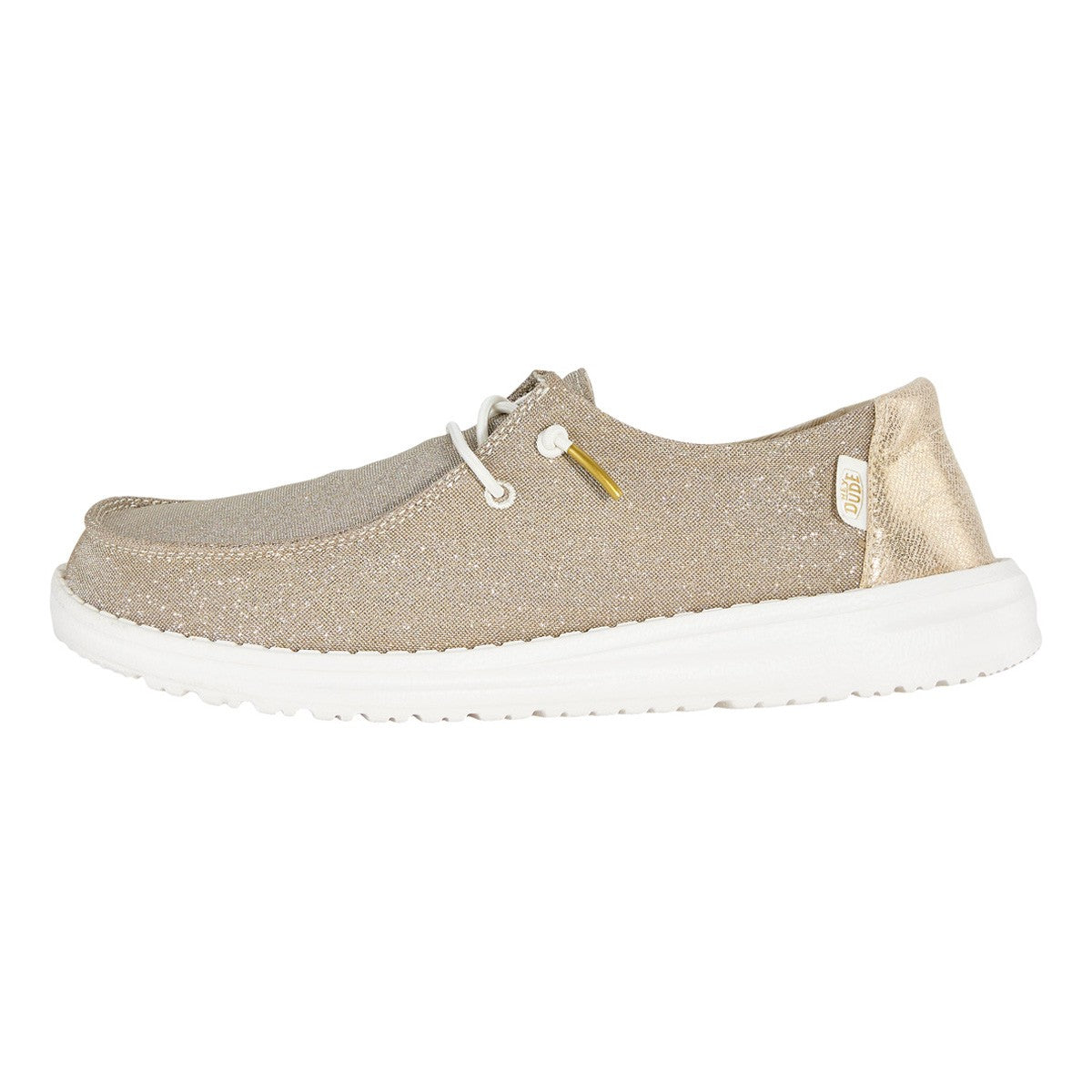 Hey Dude Wendy Metallic Sparkle Donna Gold