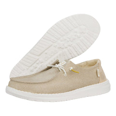 Hey Dude Wendy Metallic Sparkle Donna Gold