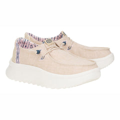Hey Dude Wendy Peak Chambray Donna Tan