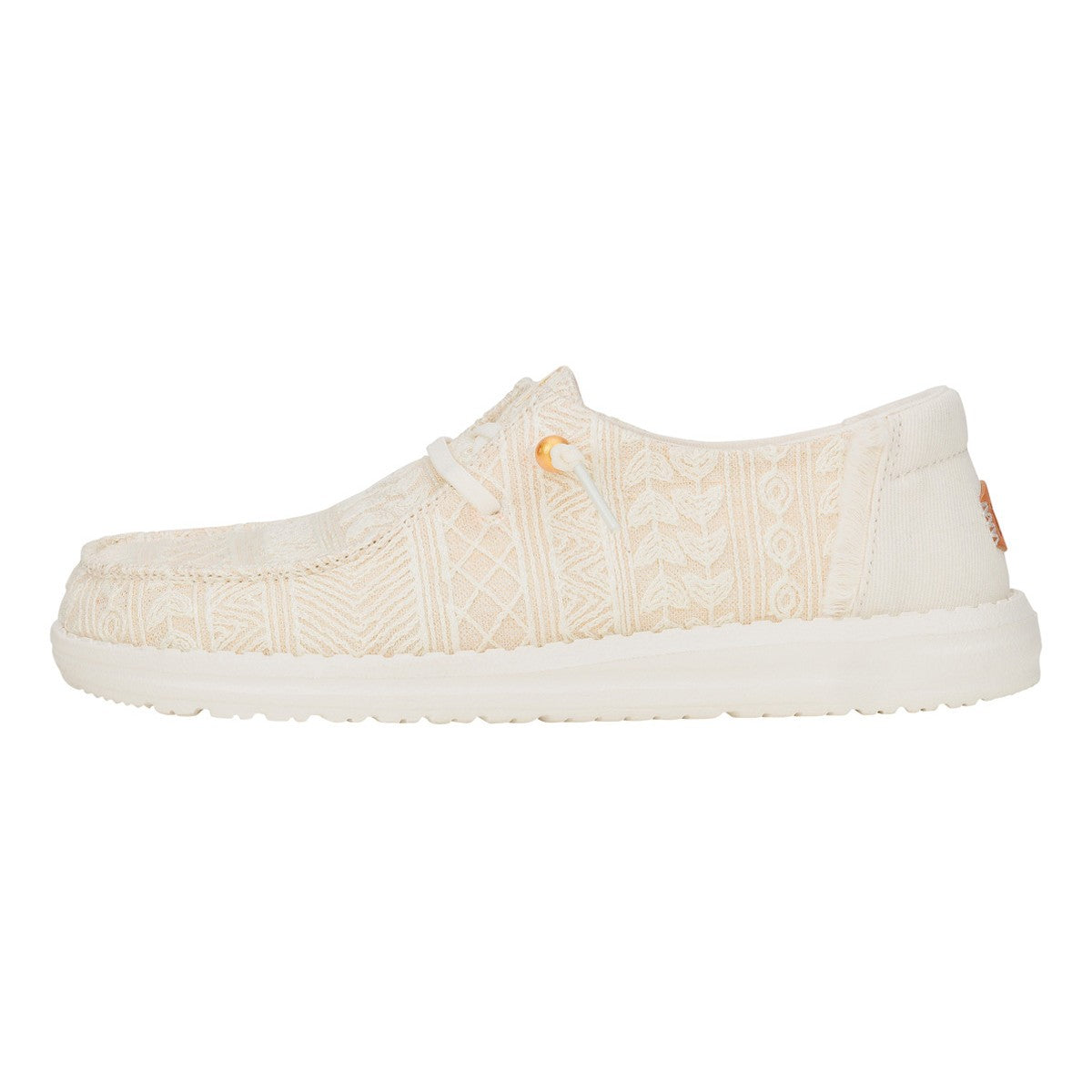 Hey Dude Wendy Crochet Lace Donna White/Gold
