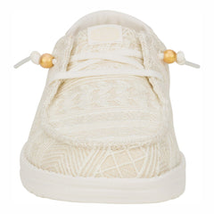 Hey Dude Wendy Crochet Lace Donna White/Gold