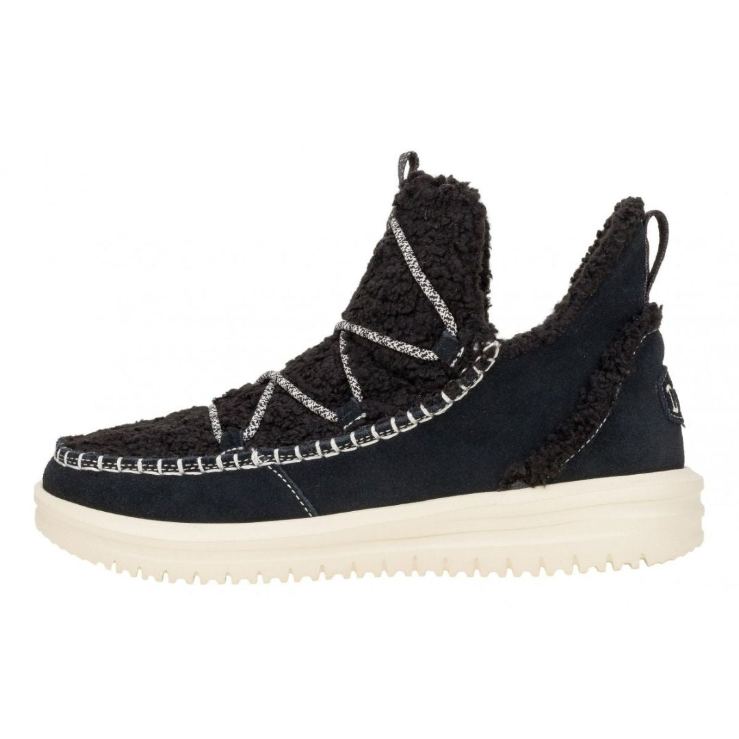 Hey Dude Camden Suede Cozy W Black