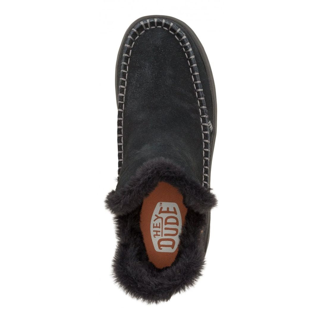 Hey Dude Camden Suede W Black