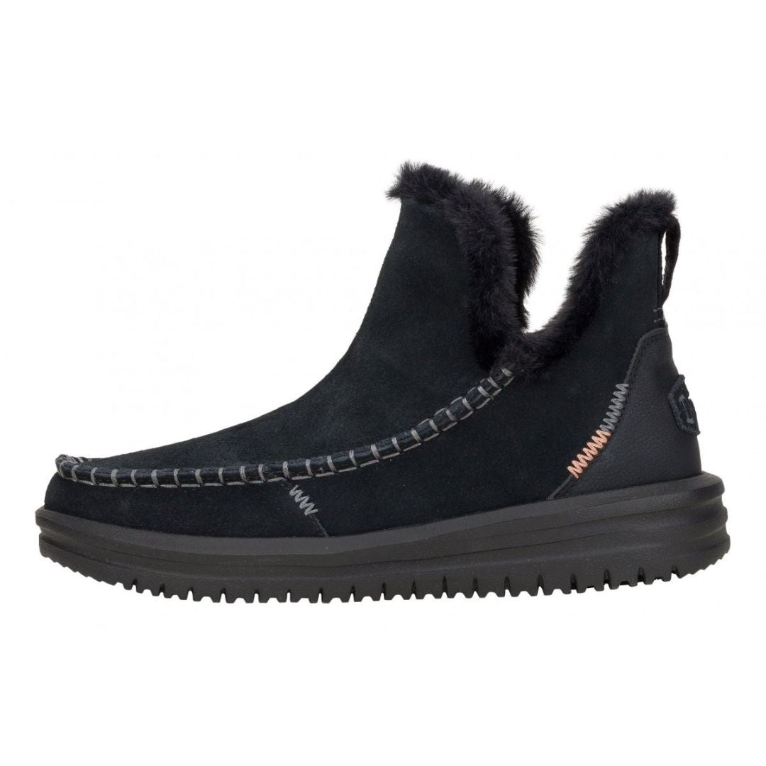 Hey Dude Camden Suede W Black