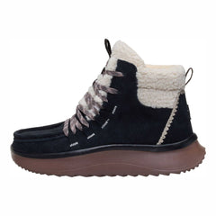 Hey Dude Wendy Peak Apres Suede Cozstit 44367 Donna Black/Tan