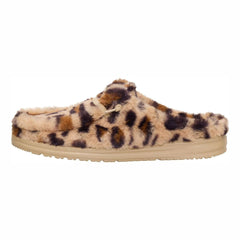 Hey Dude Wendy Slipper Leo Fur 44714 Donna Tan/Multi