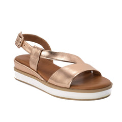 Inuovo Sandalo in Pelle Laminata