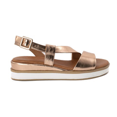 Inuovo Sandalo in Pelle Laminata