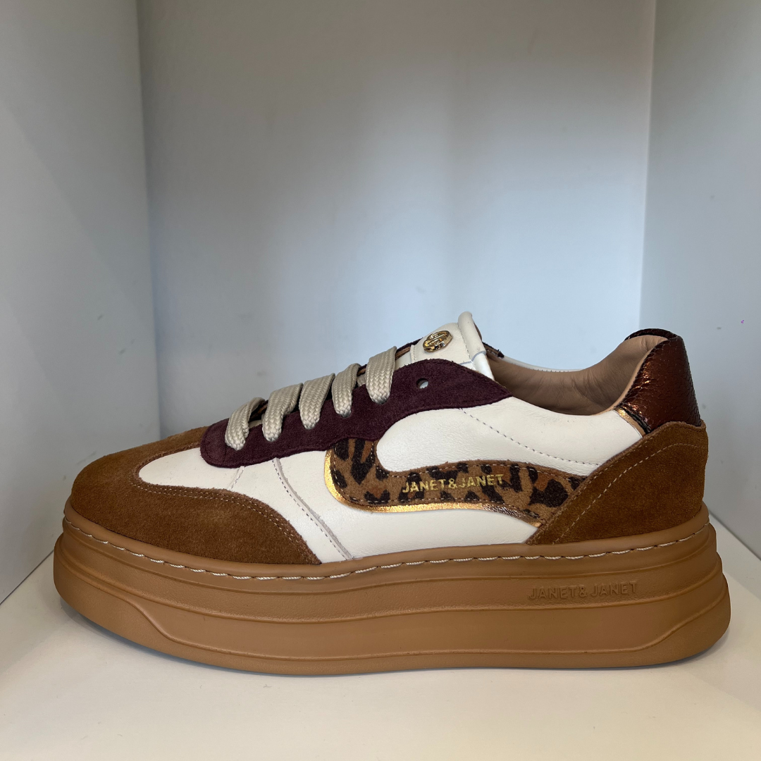 Janet & Janet J432 Sneakers Donna Cognac