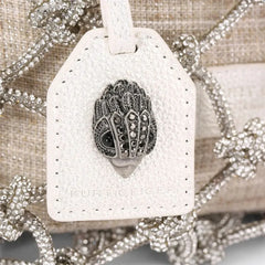 Kurt Geiger Borsa Piccola Macrame Crystal