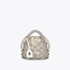 Kurt Geiger Borsa Piccola Macrame Crystal