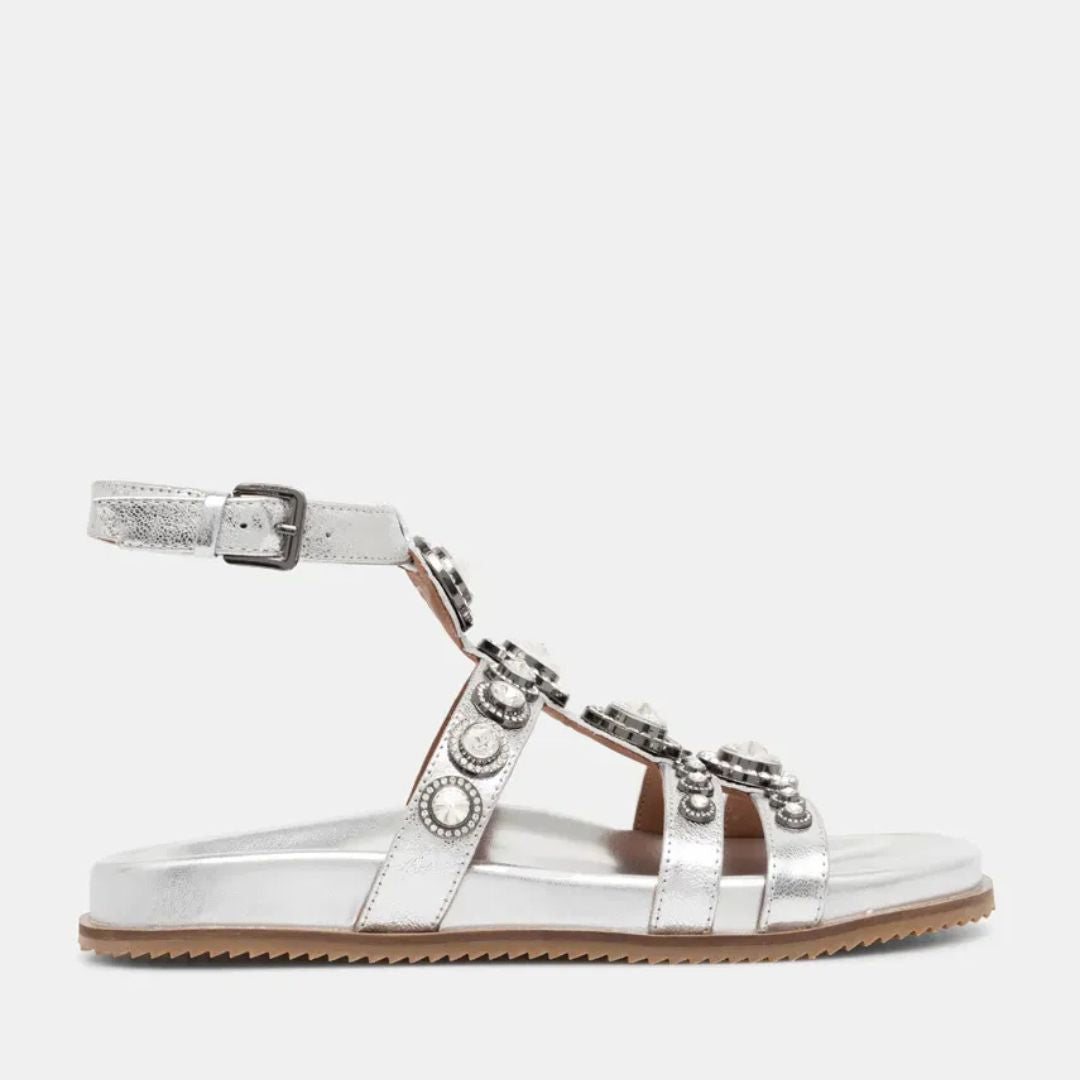 Kurt Geiger Sandalo Octavia Flexi Gladiator Silver