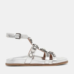 Kurt Geiger Sandalo Octavia Flexi Gladiator Silver
