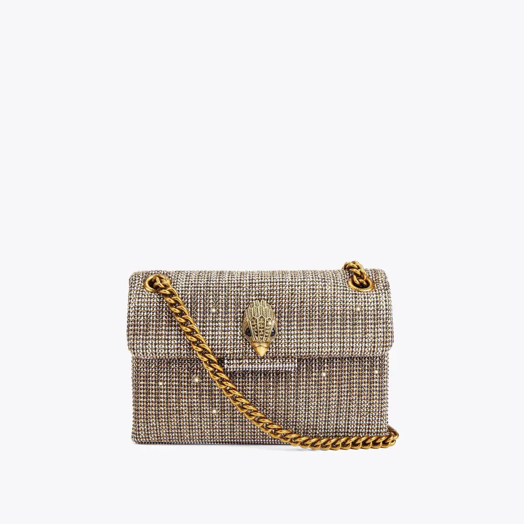 Kurt Geiger Mini Borsa Kensington Fabric Beige