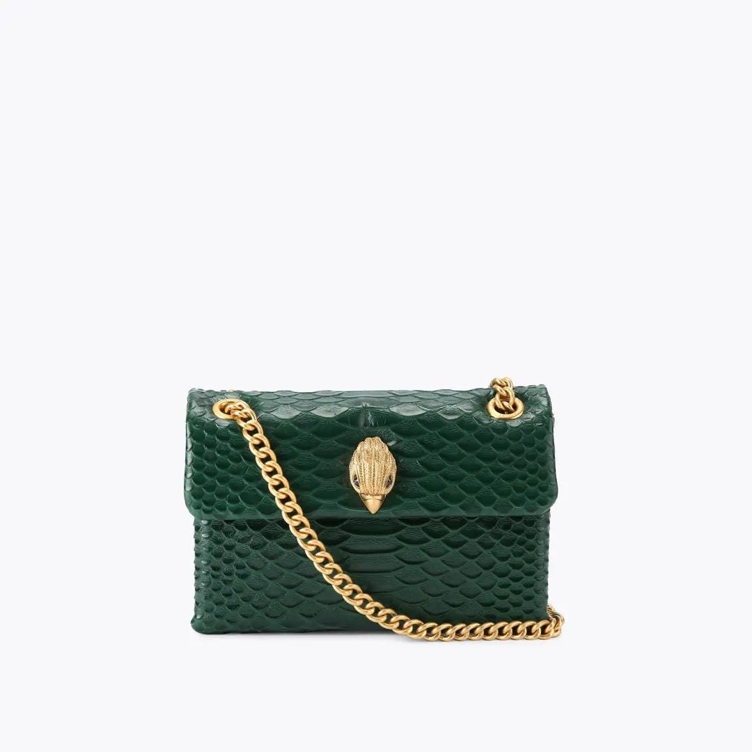 Kurt Geiger Mini Borsa Kensington in Pelle Dark Green
