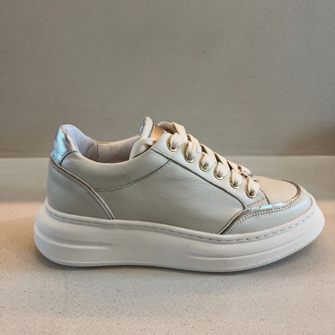 Méliné Sneakers Crudo Argento