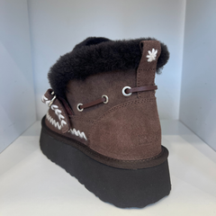 Nan-Ku DFH-11 StivalettI Donna Coffee