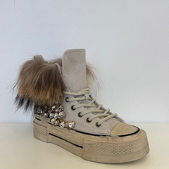 Nan-Ku EFD-04C Sneakers Donna Beige