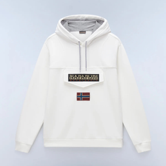 Napapijri Burgee NP0A892T Felpa Uomo White Heron