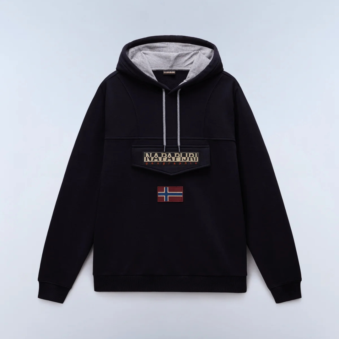 Napapijri Burgee NP0A892T Felpa Uomo Black Beauty